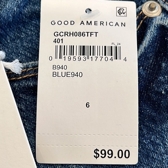 Good American Good Classic Jeans - Size 6/28 - Picture 4 of 6